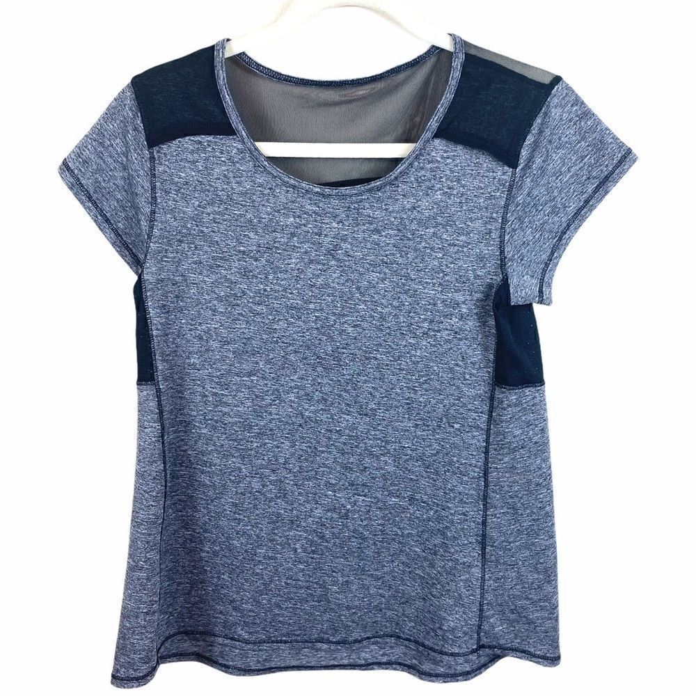 Everlast Mesh Grey Short Sleeve Top